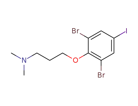 3-(2,6-dibromo-4-iodophenoxy)-N,N-dimethyl-propylamine