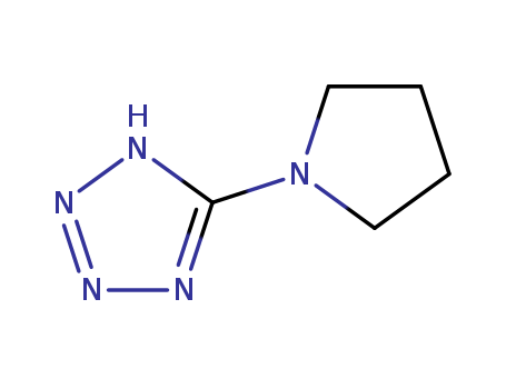2H-Tetrazole,5-(1-pyrrolidinyl)- cas  6280-30-4