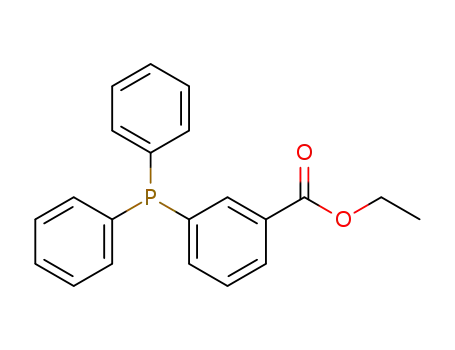 Molecular Structure of 223511-00-0 (Benzoic acid, 3-(diphenylphosphino)-, ethyl ester)