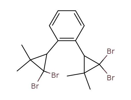 Benzene, 1,2-(2,2-dibromo-3,3-dimethylcyclopropyl)-