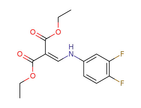 3-(3,4-Difluoroanilino)-2-(ethoxycarbonyl)prop-2-enoate