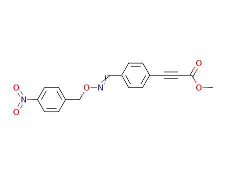 methyl 3-[4-({[(4-nitrobenzyl)oxy]imino}-methyl)phenyl]propiolate