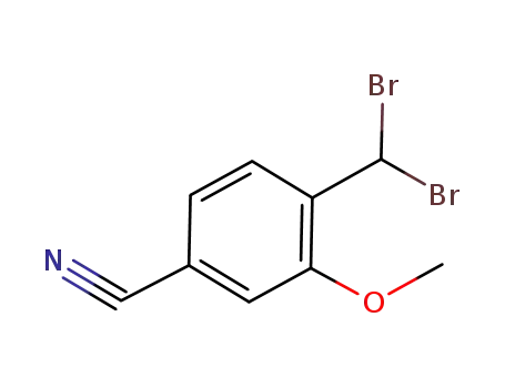 4-(Dibromomethyl)-3-methoxybenzonitrile