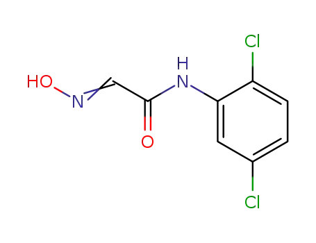 Molecular Structure of 17122-58-6 (N1-(2,5-DICHLOROPHENYL)-2-HYDROXYIMINOACETAMIDE)