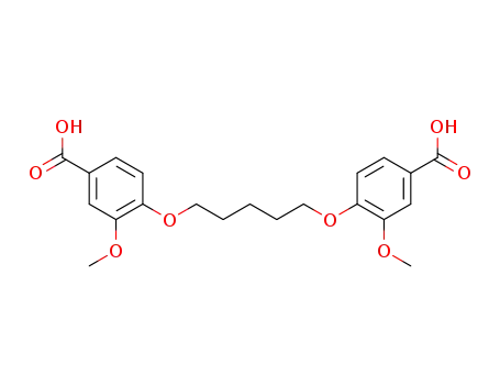 Benzoic acid, 4,4'-[1,5-pentanediylbis(oxy)]bis[3-methoxy-
