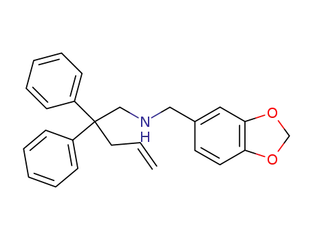 benzo[1,3]dioxol-5-ylmethyl-(2,2-diphenyl-4-pentenyl)amine