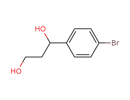 Molecular Structure of 219745-18-3 (1,3-Propanediol, 1-(4-bromophenyl)-)