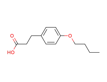 Molecular Structure of 3243-41-2 (3-(4-BUTOXYPHENYL)PROPANOIC ACID)