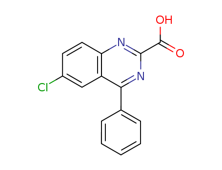 2-Quinazolinecarboxylic acid, 6-chloro-4-phenyl-