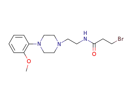 4-[2-((3'-bromo)propionamido)ethyl]-1-(2-methoxyphenyl)piperazine