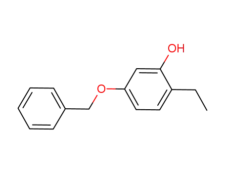 Molecular Structure of 628332-33-2 (Phenol, 2-ethyl-5-(phenylmethoxy)- (9CI))
