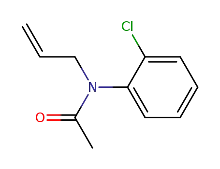 Molecular Structure of 207992-40-3 (N-allyl-N-(2-chloro-phenyl)-acetamide)