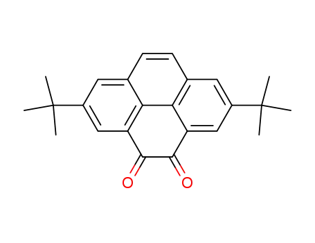 Molecular Structure of 704860-92-4 (4,5-Pyrenedione, 2,7-bis(1,1-dimethylethyl)-)