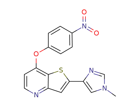 2-(1-methyl-1H-imidazol-4-yl)-7-(4-nitrophenoxy)thieno[3,2-b]pyridine