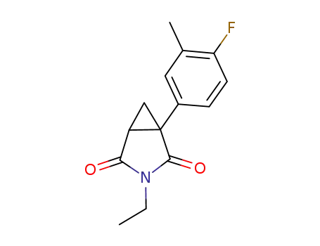 3-Azabicyclo[3.1.0]hexane-2,4-dione,
3-ethyl-1-(4-fluoro-3-methylphenyl)-