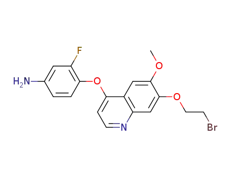 Benzenamine,
4-[[7-(2-bromoethoxy)-6-methoxy-4-quinolinyl]oxy]-3-fluoro-