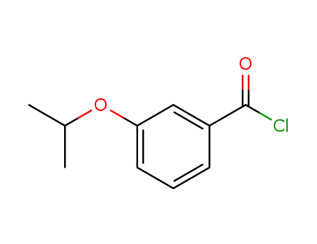 Molecular Structure of 214847-64-0 (Benzoyl chloride, 3-(1-methylethoxy)- (9CI))