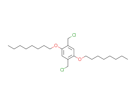 Molecular Structure of 174230-68-3 (2 5-BIS(CHLOROMETHYL)-1 4-BIS(OCTYLOXY)&)