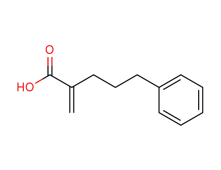 Benzenepentanoic acid, a-methylene-