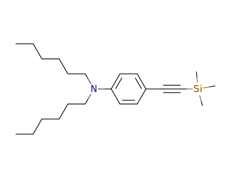 N,N-dihexyl-4-[2-(trimethylsilyl)ethynyl]benzenamine