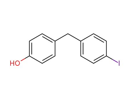 Molecular Structure of 113275-51-7 (Phenol, 4-[(4-iodophenyl)methyl]-)
