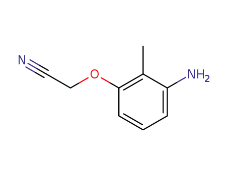 아세토니트릴, (3-아미노-2-메틸페녹시)-(9CI)