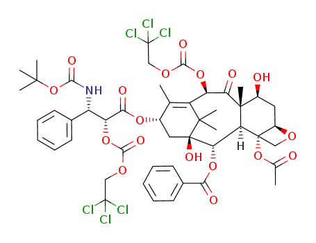 2',10-bis-O-(2,2,2-trichloroethoxycarbonyl)docetaxel
