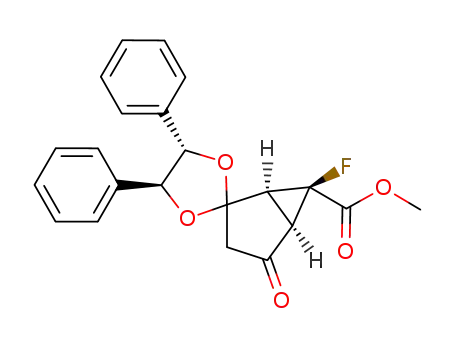 methyl (1S,4'S,5R,5'S,6S)-6-fluoro-4-oxo-4',5'-diphenylspiro[bicyclo[3.1.0]hexane-2,2'-[1,3]dioxolane]-6-carboxylate