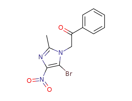 Ethanone, 2-(5-bromo-2-methyl-4-nitro-1H-imidazol-1-yl)-1-phenyl-