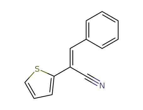 Molecular Structure of 89986-24-3 (3-PHENYL-2-THIEN-2-YLACRYLONITRILE)