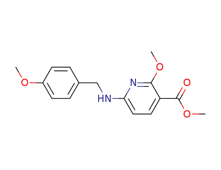 3-Pyridinecarboxylic acid,
2-methoxy-6-[[(4-methoxyphenyl)methyl]amino]-, methyl ester