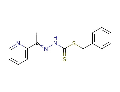 Hydrazinecarbodithioicacid, 2-[1-(2-pyridinyl)ethylidene]-, phenylmethyl ester cas  26158-47-4