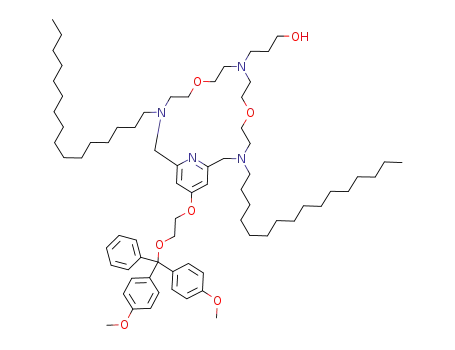 3-[19-{2-[bis(4-methoxyphenyl)(phenyl)methoxy]ethoxy}-3,15-dihexadecyl-6,12-dioxa-3,9,15,21-tetraazabicyclo[15.3.1]henicosa-1<sup>(21)</sup>,17,19-trien-9-yl]propan-1-ol