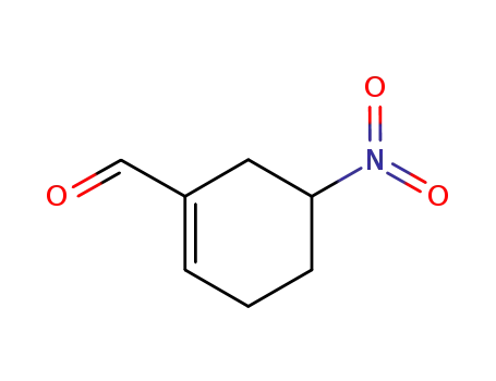 Molecular Structure of 900186-75-6 (5-Nitro-1-cyclohexene-1-carboxaldehyde)