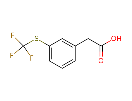 3-(Trifluoromethylthio)phenylacetic acid