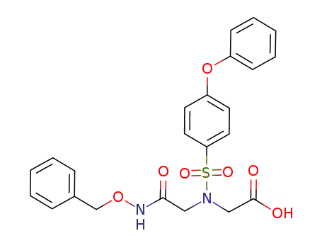 Glycine,
N-[2-oxo-2-[(phenylmethoxy)amino]ethyl]-N-[(4-phenoxyphenyl)sulfonyl]-