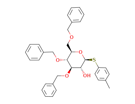 p-methylphenyl 3,4,6-tri-O-benzyl-1-deoxy-1-thio-β-D-glucopyranoside