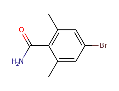 Molecular Structure of 132949-41-8 (4-Bromo-2,6-dimethylbenzamide)