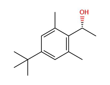 Molecular Structure of 1023291-14-6 ((R)-1-(4-tert-butyl-2,6-dimethylphenyl)ethanol)