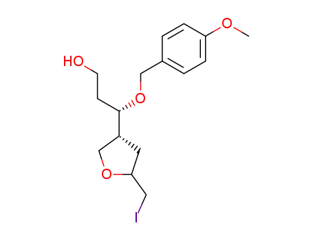 <3S,3(2RS,4R)>-3-<(4-methoxybenzyl)oxy>-3-<2-(iodomethyl)tetrahydrofuran-4-yl>propan-1-ol