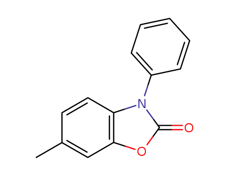 Molecular Structure of 808114-07-0 (2(3H)-Benzoxazolone,6-methyl-3-phenyl-(9CI))