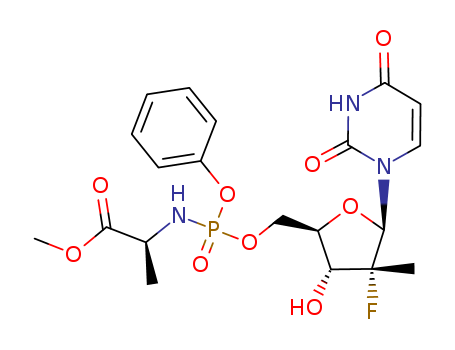 (S)-2-{[(2R,3R,4R,5R)-5-(2,4-dioxo-3,4-dihydro-2H-pyrimidin-1-yl)-4-fluoro-3-hydroxy-4-methyltetrahydrofuran-2-ylmethoxy](phenoxy)phosphorylamino}propionic acid methyl ester