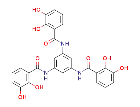 Molecular Structure of 213119-80-3 (1,3,5-tris(2,3-dihydroxybenzamido)benzene)