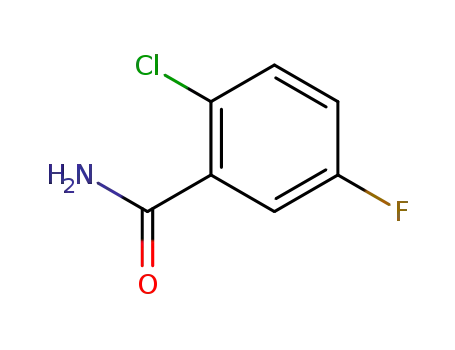 Molecular Structure of 88487-25-6 (2-CHLORO-6-FLUOROBENZAMIDE)