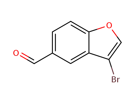 Molecular Structure of 578028-25-8 (3-bromobenzofuran-5-carbaldehyde)