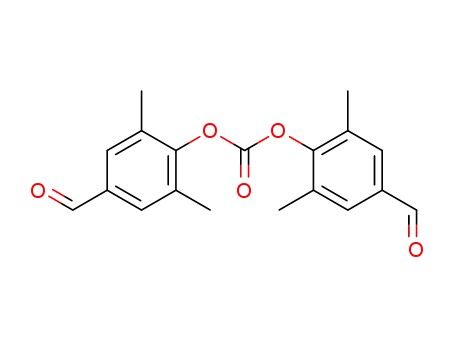 Molecular Structure of 627539-79-1 (Benzaldehyde, 4,4'-[carbonylbis(oxy)]bis[3,5-dimethyl-)