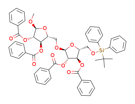 methyl 5-O-(2,3-di-O-benzoyl-5-O-tert-butyldiphenylsilyl-α-D-arabinofuranosyl)-2,3-di-O-benzoyl-α-D-arabinofuranoside