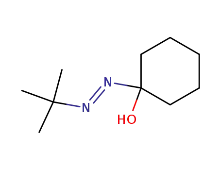 Molecular Structure of 54043-65-1 (1-[(1,1-dimethylethyl)azo]cyclohexan-1-ol)