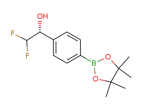 (1R)-2,2-difluoro-1-[4-(4,4,5,5-tetramethyl-1,3,2-dioxaborolan-2-yl)phenyl]ethanol