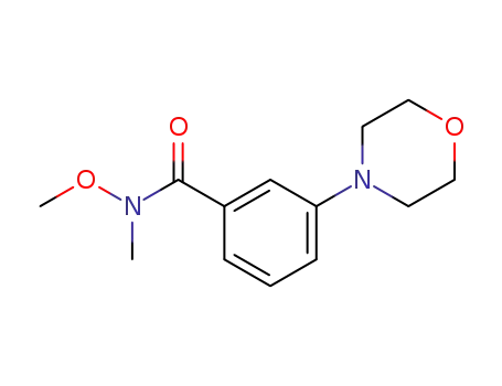 N-methoxy-N-methyl-3-morpholin-4-yl-benzamide
